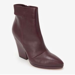 Vince Luisa red wine oxblood booties size 8